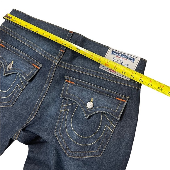True Religion brand jeans skinny flaps women size 38 - Picture 4 of 12
